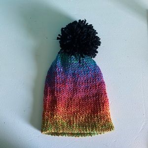 Hand knitted beanie